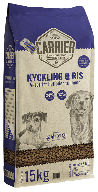 Hovedbilde Carrier Kylling & Ris 3,25kg